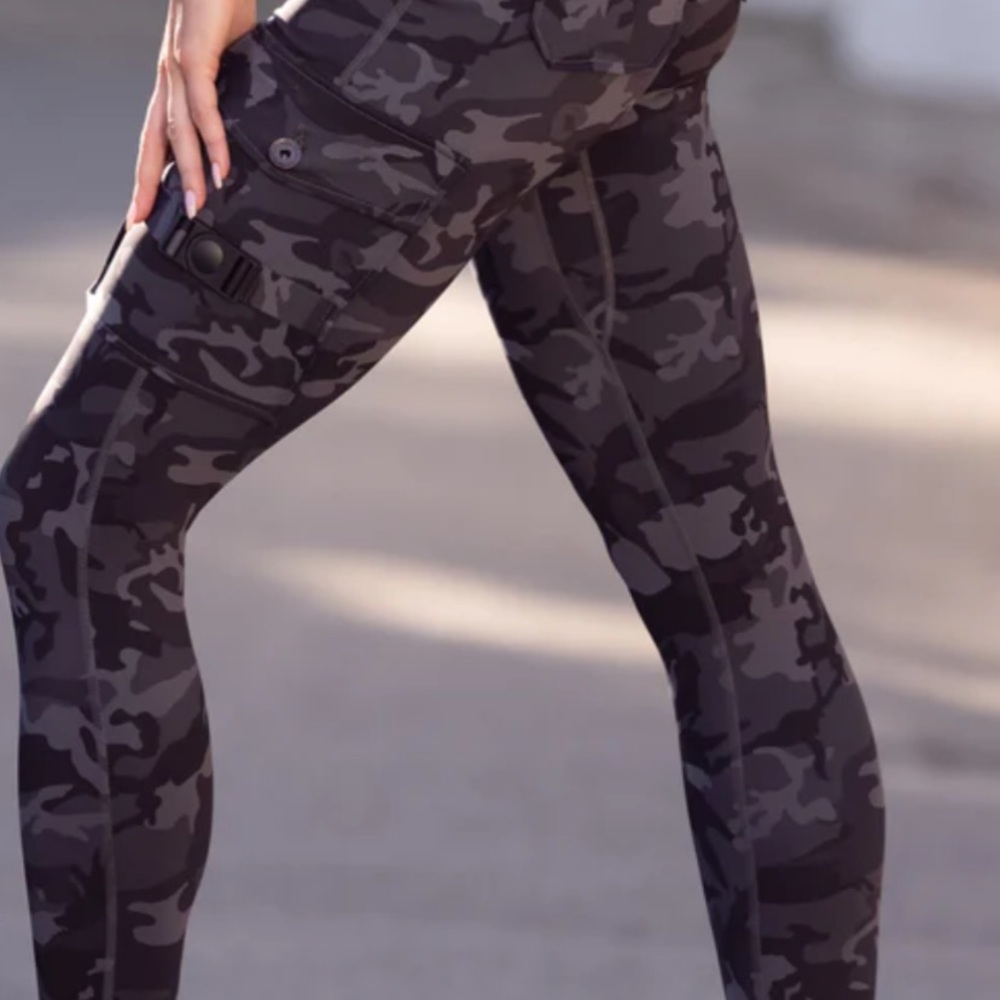 Black Camouflage Leggings